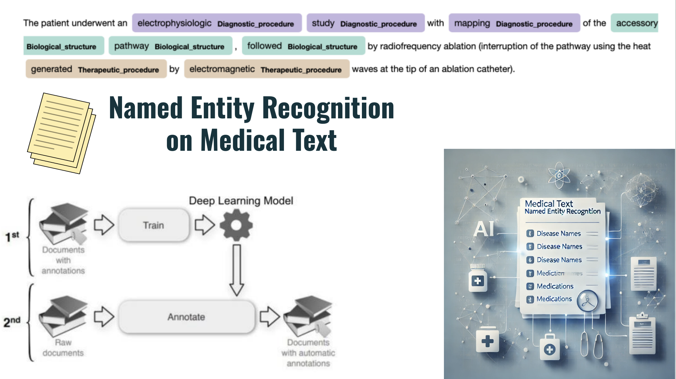 Named Entity Recognition on Medical Notes